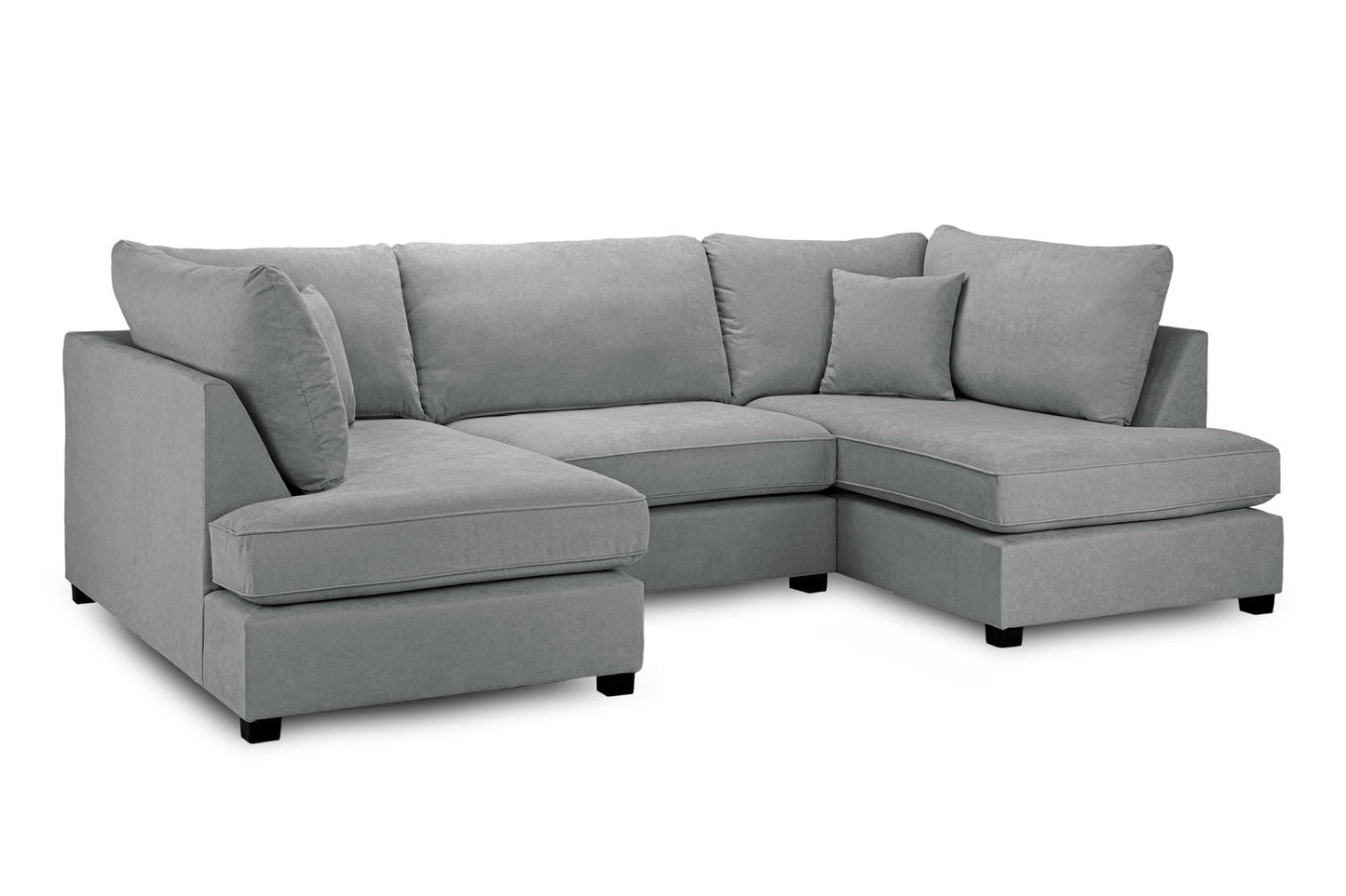 Carnaby Classic Sofa Grey U Shape Corner