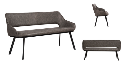 BEN5086-LG Distressed Light Grey PU