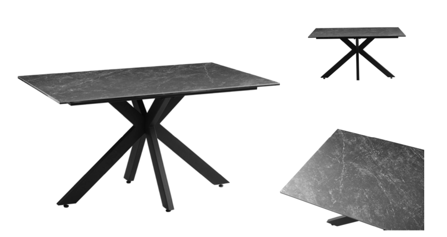 DT1479-2 6mm Sintered Stone (ceramic) Layered On 8mm Glass – Italy Dark Grey – Matt Finish