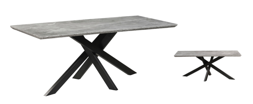 DT1483-1 6mm Sintered Stone (ceramic) Layered On 34mm Wood – Cement – Matt Finish