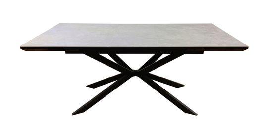 DT1547-2 6mm Sintered Stone (ceramic) Layered On Auto Rise Central Extending Table