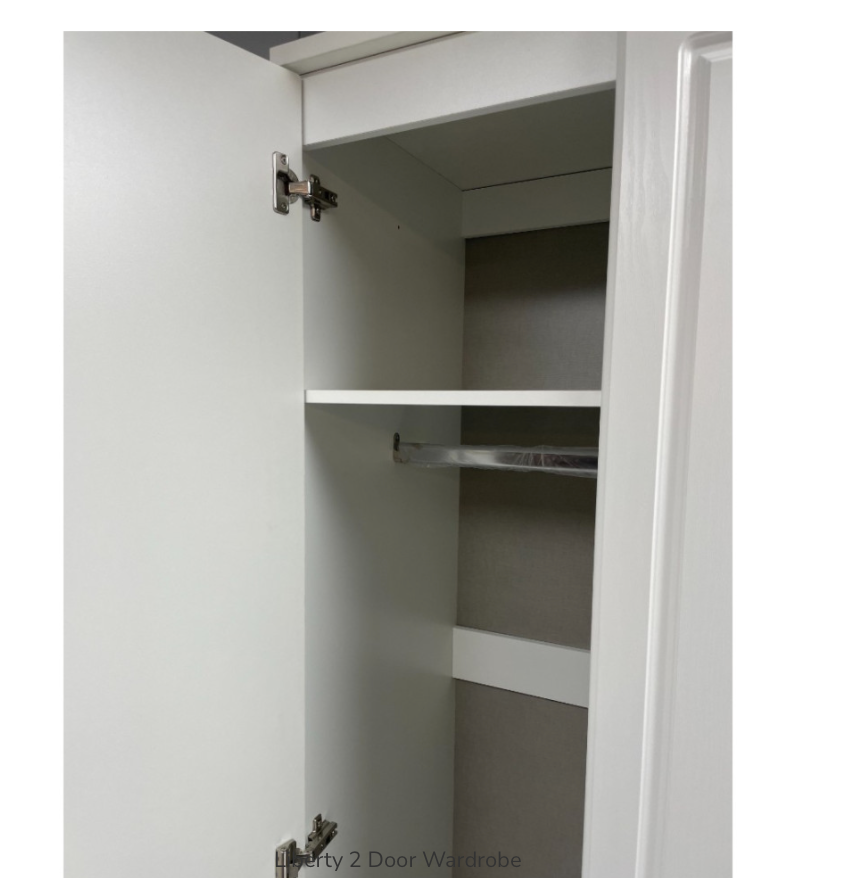 Liberty 2 Door Mirrored Wardrobe