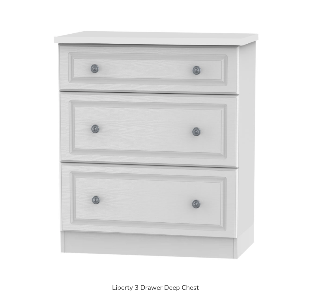Liberty 3 Drawer Deep Chest
