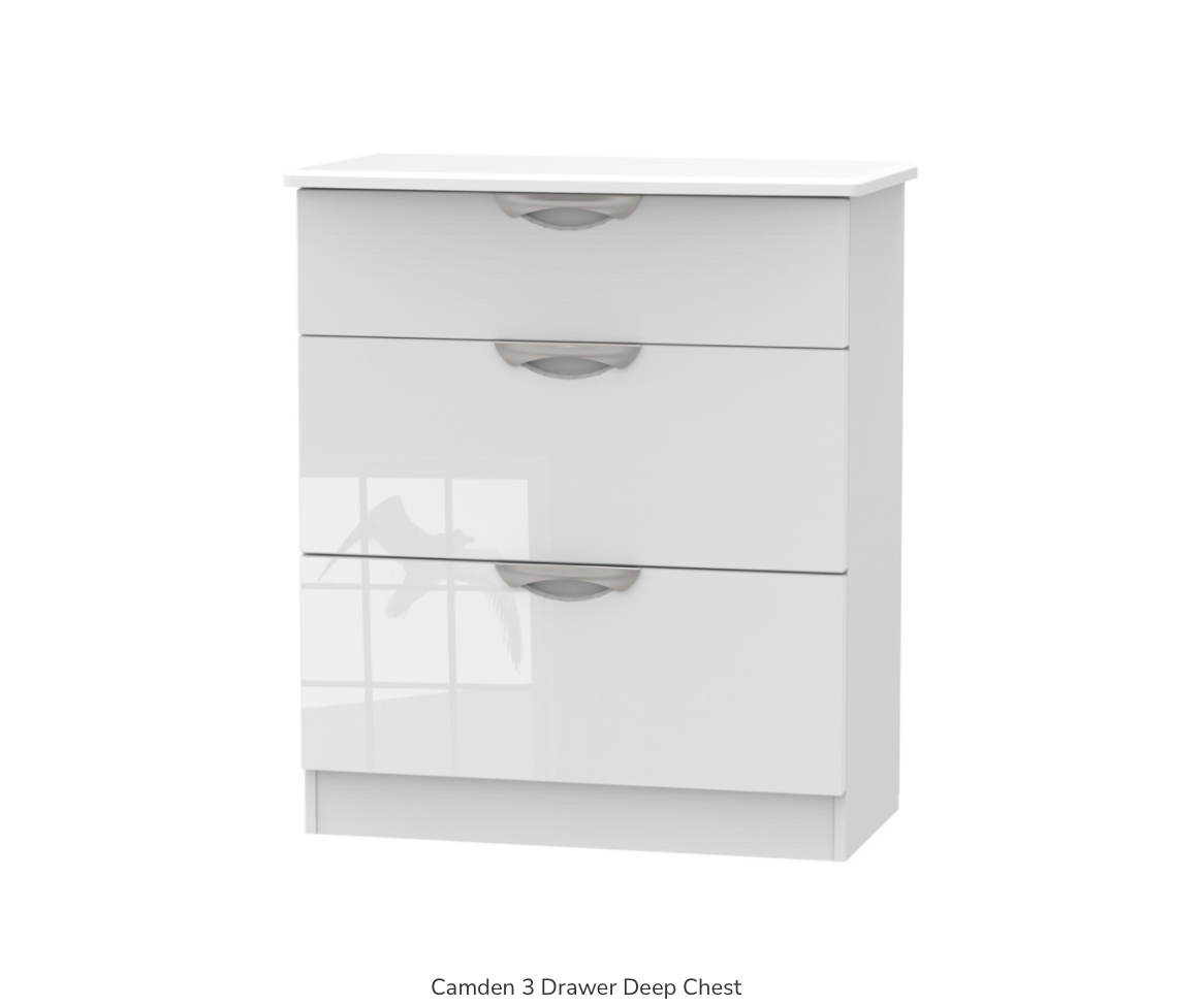 Camden 3 Drawer Deep Chest