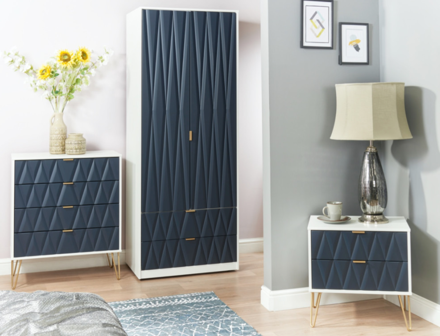 Diamond 2 Door Wardrobe