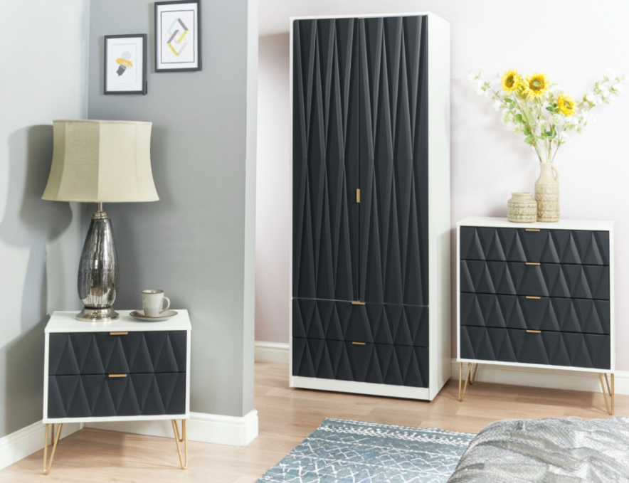 Diamond 2 Door Wardrobe