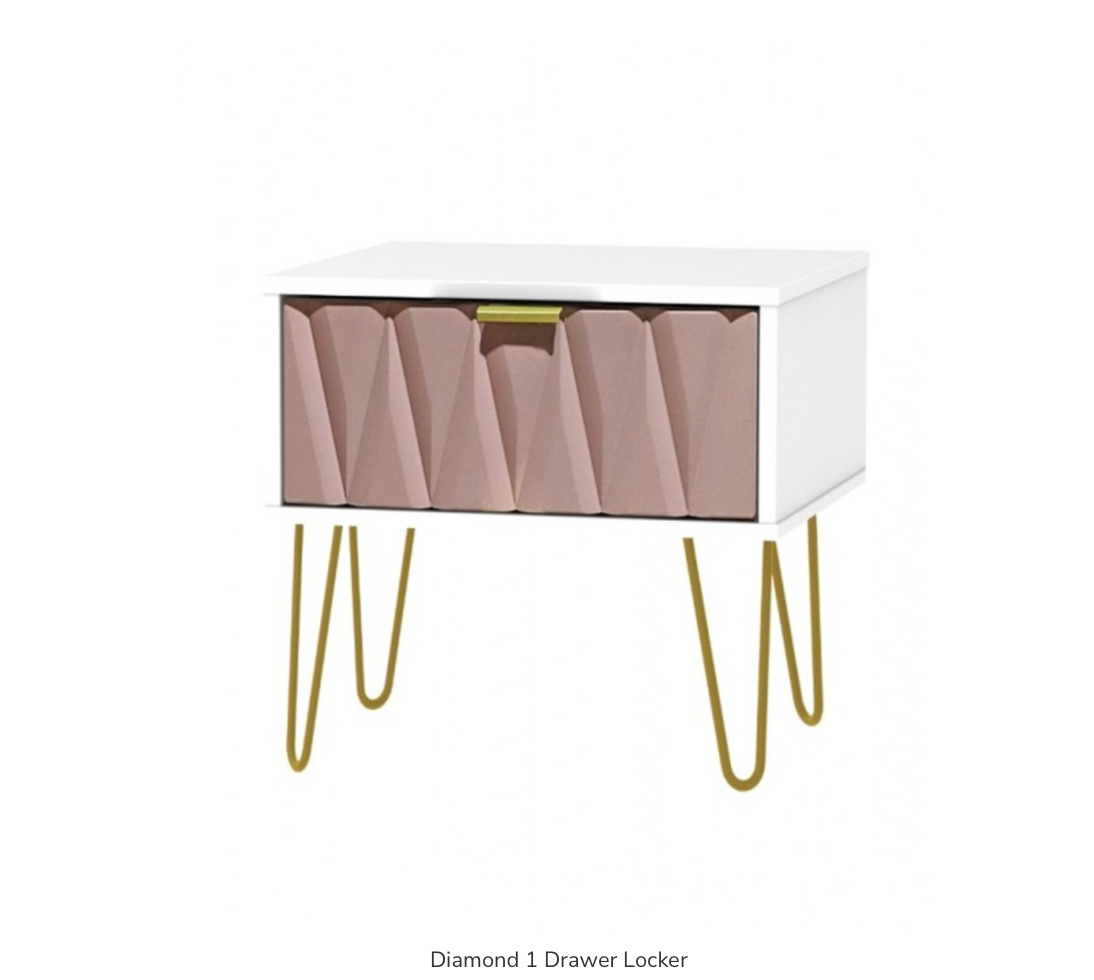 Diamond 1 Drawer Locker
