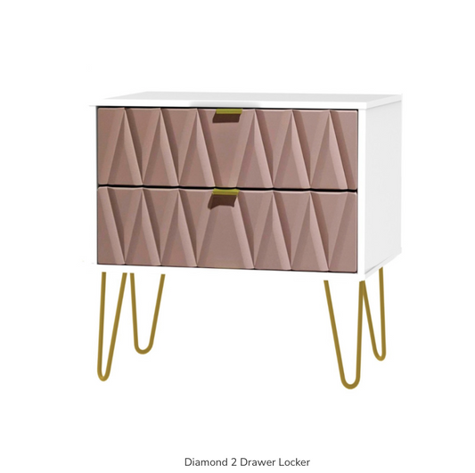 Diamond 2 Drawer Locker