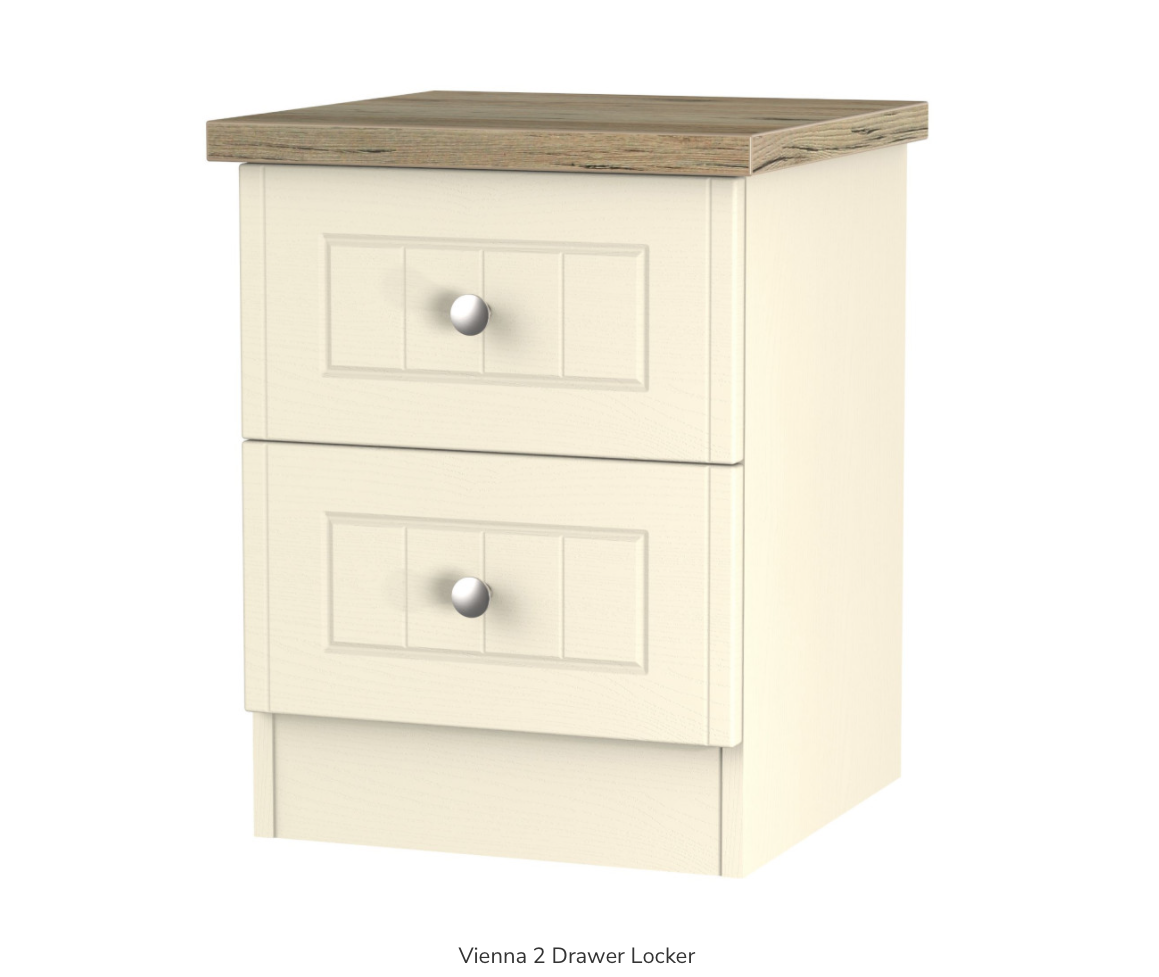 Vienna 2 Drawer Locker