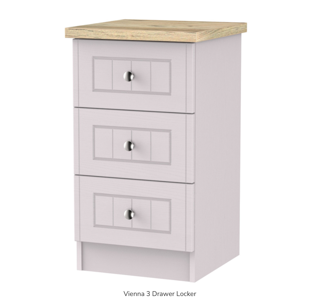Vienna 3 Drawer Locker
