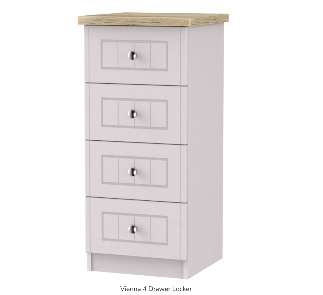 Vienna 4 Drawer Locker