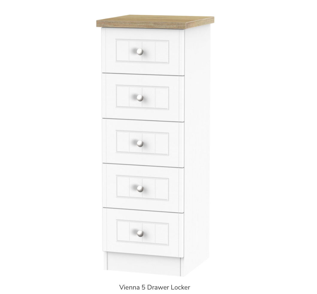 Vienna 5 Drawer Locker