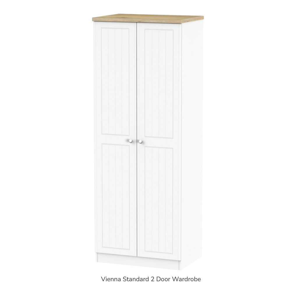 Vienna Standard 2 Door Wardrobe