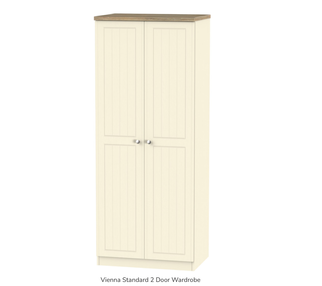 Vienna Standard 2 Door Wardrobe