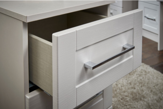 York 2 Drawer Bedside