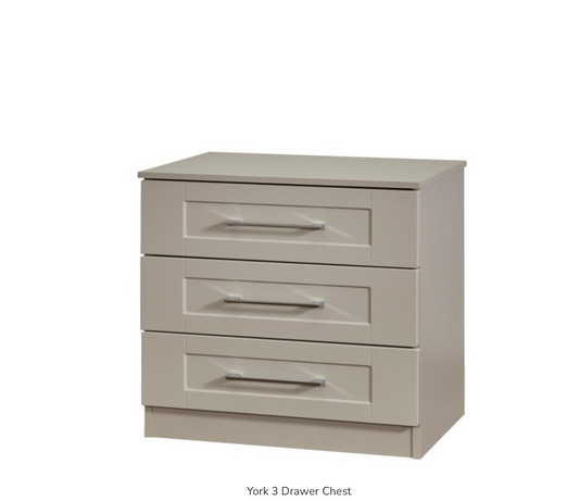 York 3 Drawer Chest