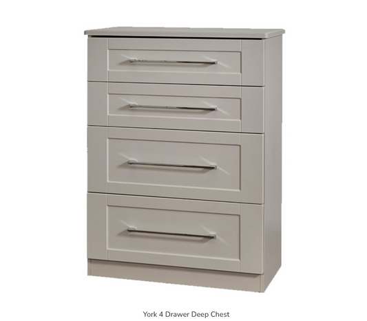 York 4 Drawer Deep Chest