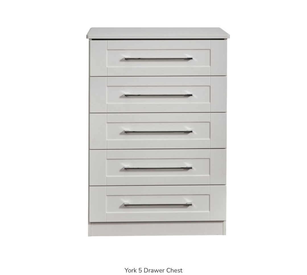 York 5 Drawer Chest