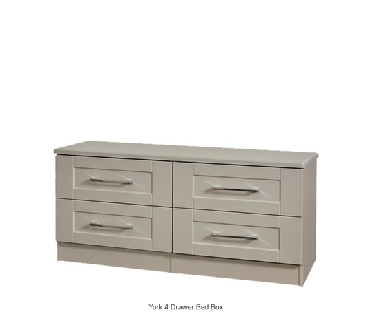 York 4 Drawer Bed Box