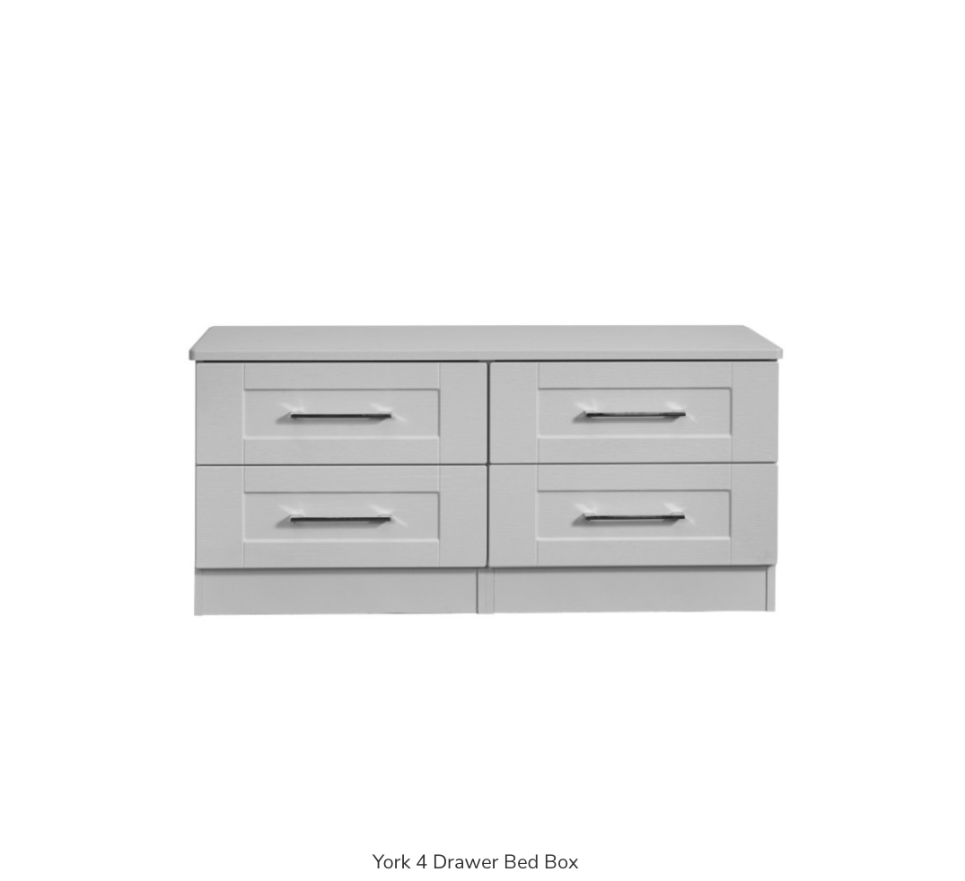 York 4 Drawer Bed Box