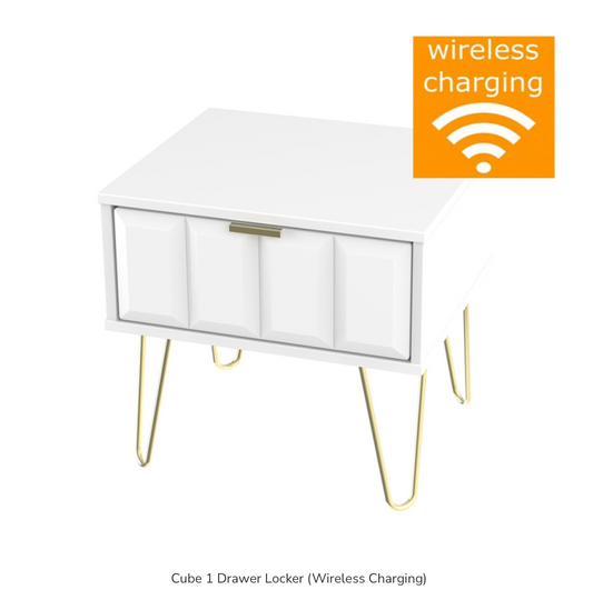 Cube 1 Drawer Locker (Wireless Charging)