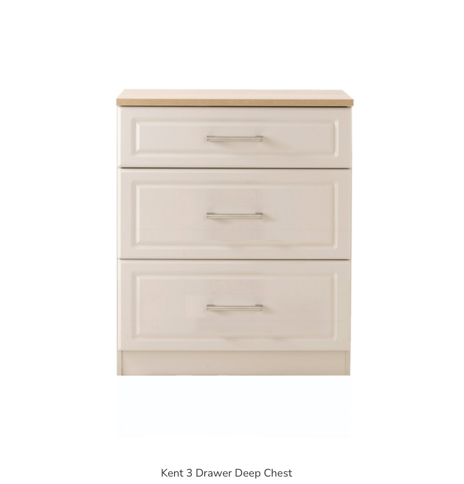 Kent 3 Drawer Deep Chest