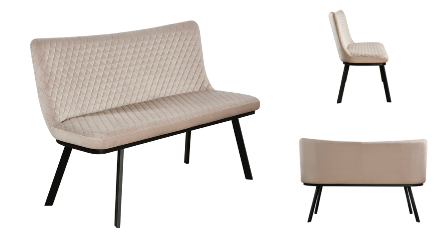 BEN1737-CHM Soft Champagne Velvet