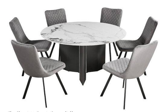 DT1538  Solid 12mm Sintered Stone (ceramic)  - Pandora Off White – Shiny Finish