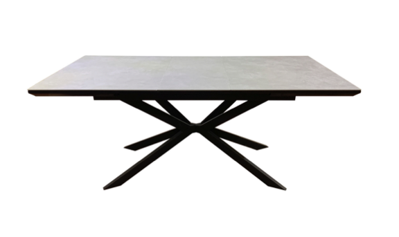 DT1547-1 6mm Sintered Stone (ceramic) Layered On  40mm Wood - Kamite Medium Grey – Shiny Finish