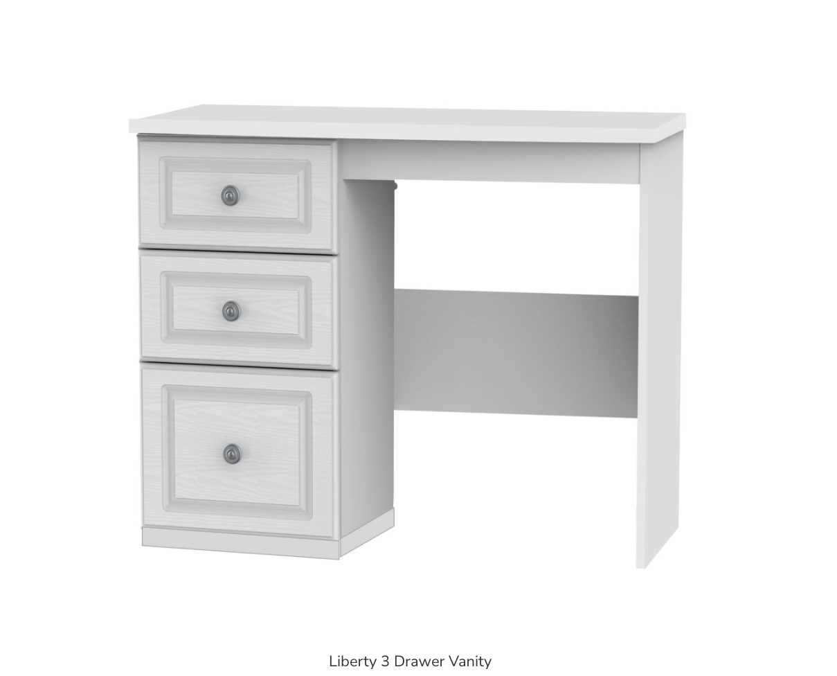 Liberty 3 Drawer Vanity
