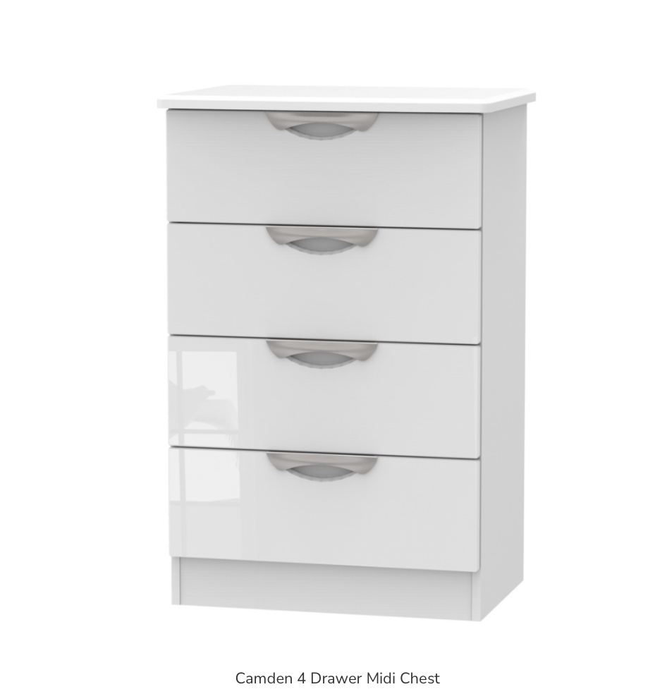 Camden 4 Drawer Midi Chest