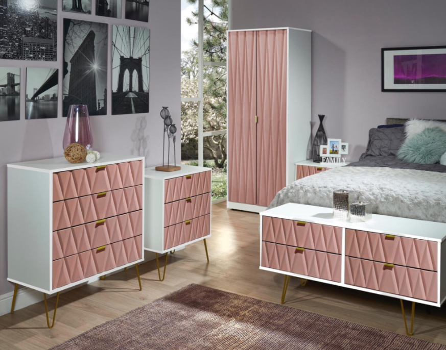 Diamond 1 Drawer Midi Chest