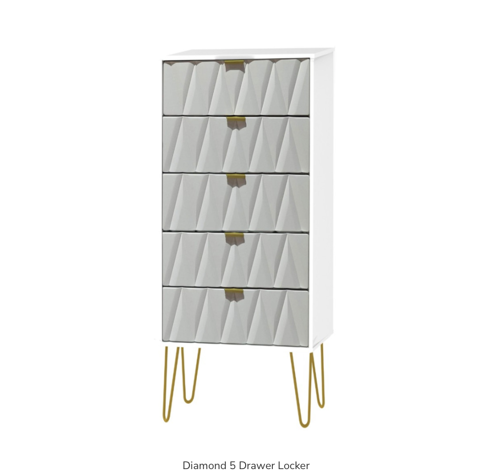 Diamond 5 Drawer Locker