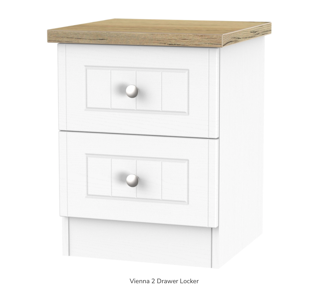 Vienna 2 Drawer Locker