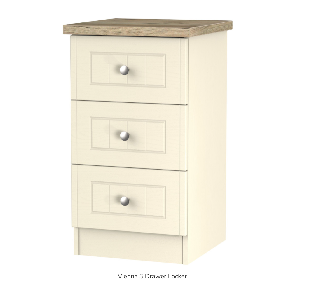 Vienna 3 Drawer Locker