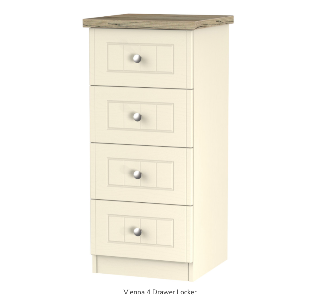 Vienna 4 Drawer Locker