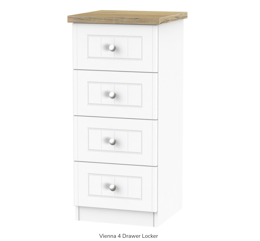 Vienna 4 Drawer Locker