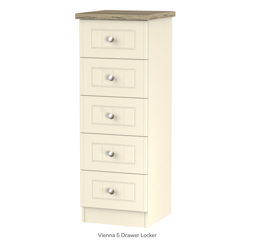 Vienna 5 Drawer Locker