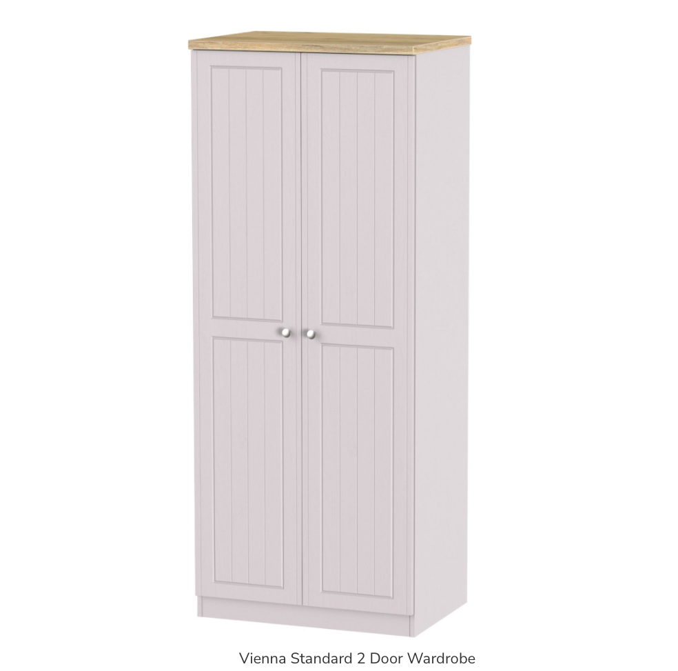 Vienna Standard 2 Door Wardrobe