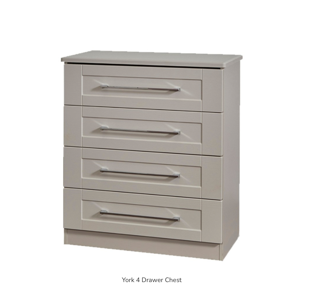 York 4 Drawer Chest