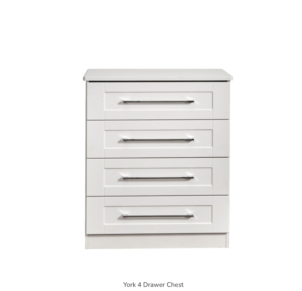 York 4 Drawer Chest