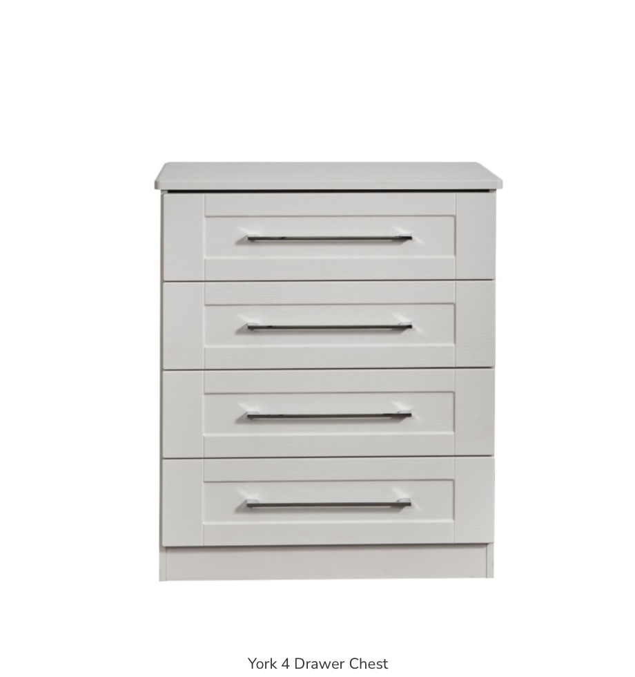 York 4 Drawer Chest
