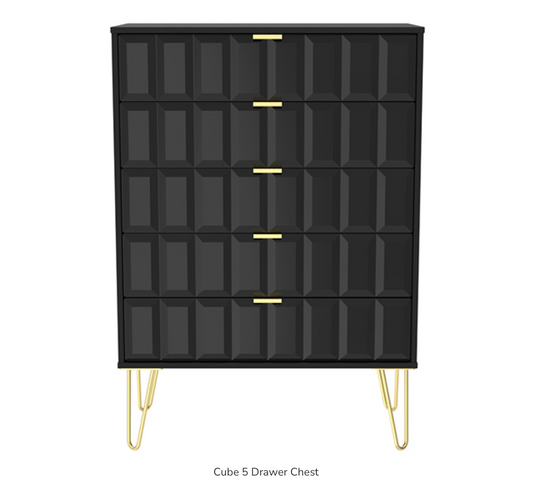 Cube 5 Drawer Chest