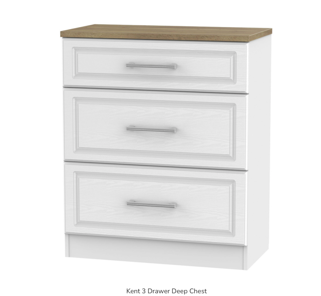 Kent 3 Drawer Deep Chest