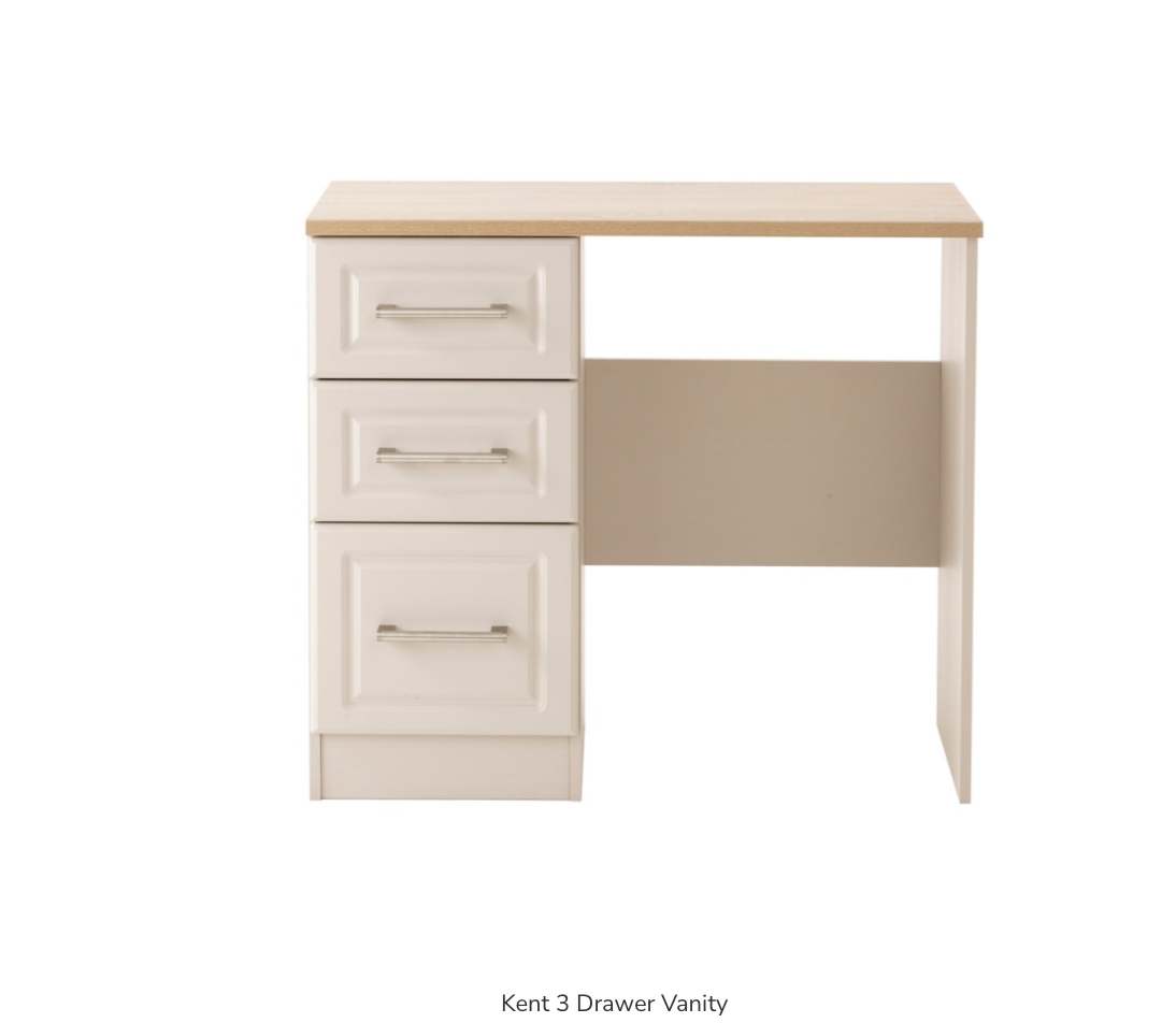 Kent 3 Drawer Vanity