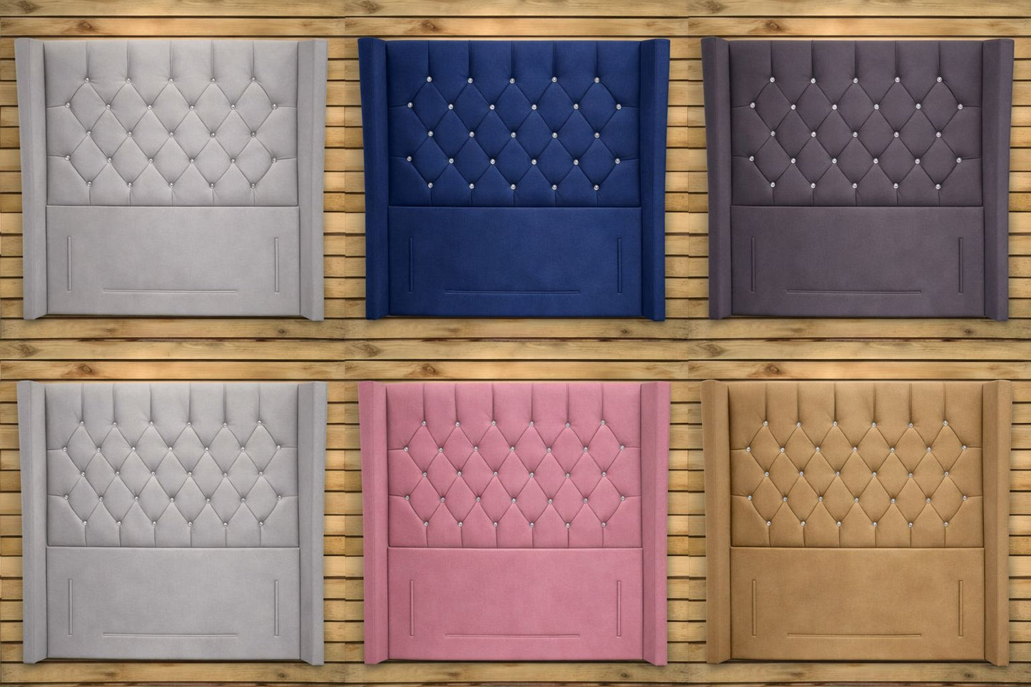 Premium B3 Winged 50 inch Floor Standing Headboard Design